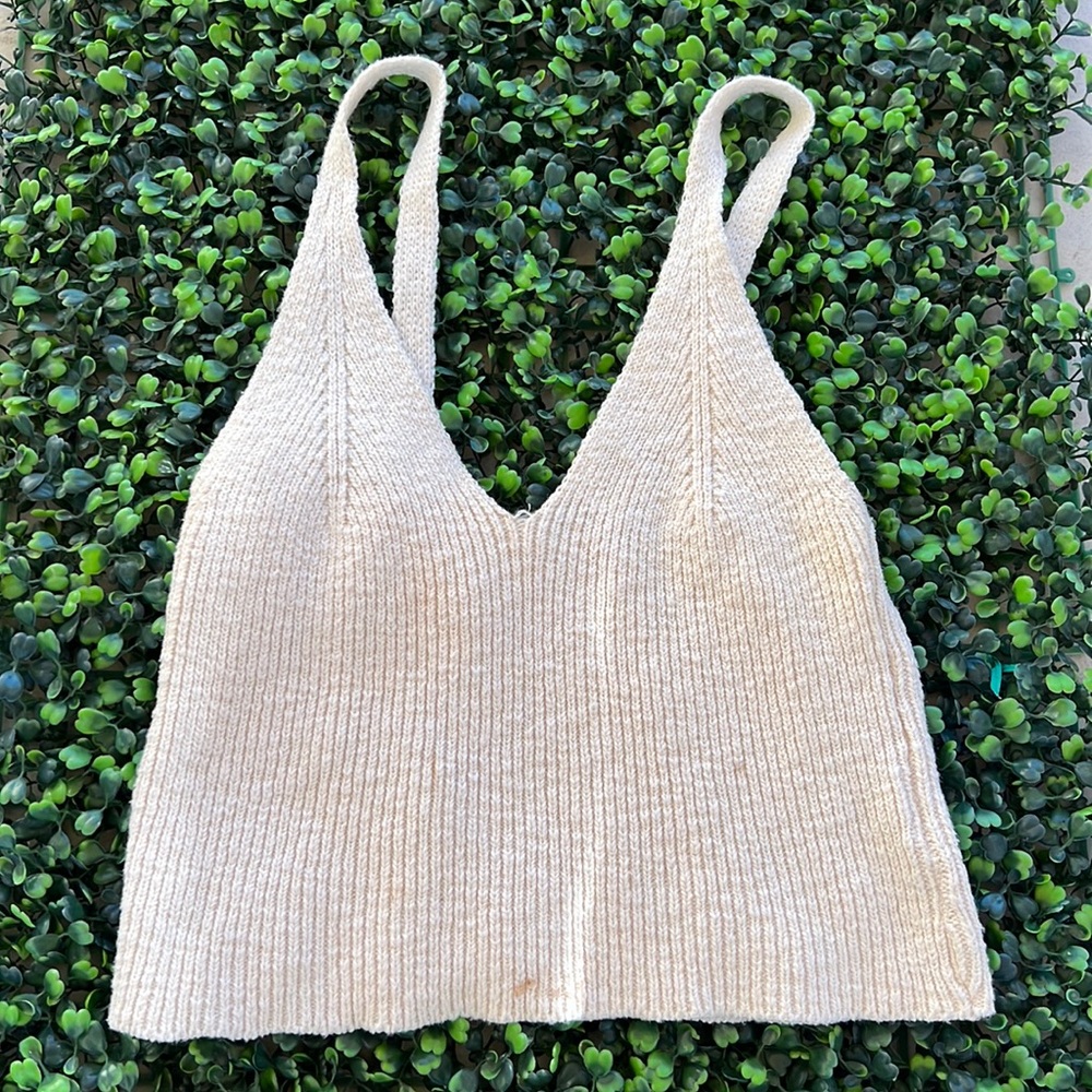 White Crop Top
